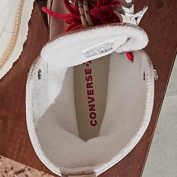 Converse chuck taylor sneakers high top leather size men 7.5 women 9 - Picture 10 of 15